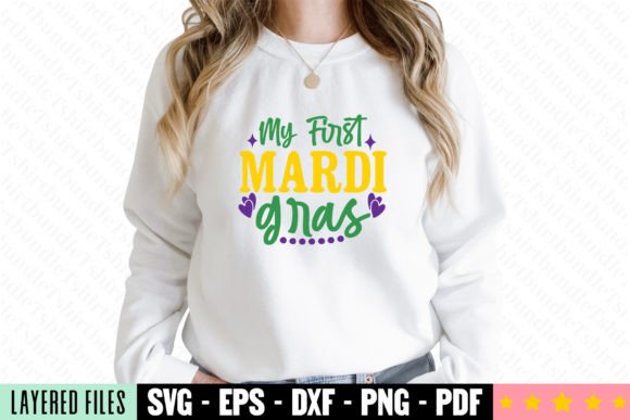 A Festive Graphic for Mardi Gras Craft & T-Shirt Designs