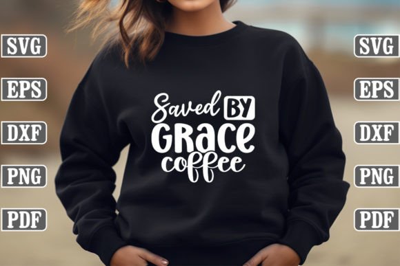 A Graceful Coffee SVG for Craft & T-Shirt Designs