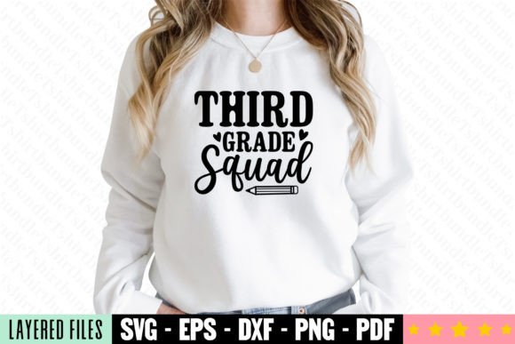 A Professional Review of the Third Grade Squad SVG for T-Shirt Graphics