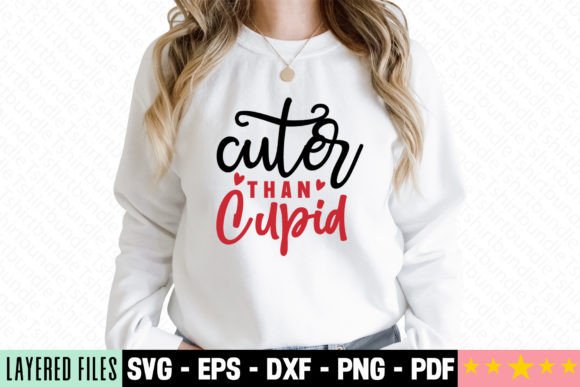 Cuter Than Cupid Graphics for T-Shirt Designs