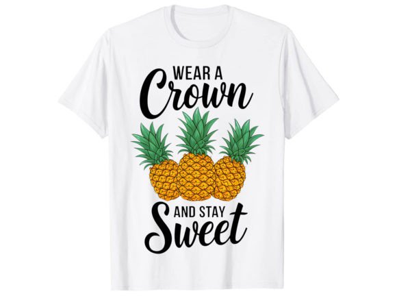 Evaluating the Crown and Pineapple Graphic for T-Shirt Designs