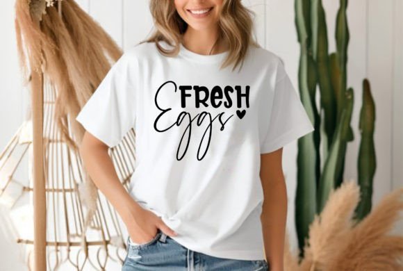 Fresh Eggs Graphics for Crafting & T-Shirt Designs