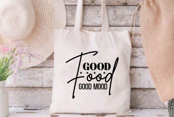 Good Food Good Mood: A Crafter's Review of a Versatile Design for Graphics & T-Shirt Designs