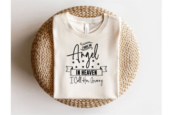 Gra: A Heavenly Angel Graphic for T-Shirt Design and More