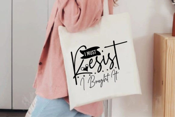 I Must Resist: A Playful Graphic Asset for Lifestyle & Editorial Content