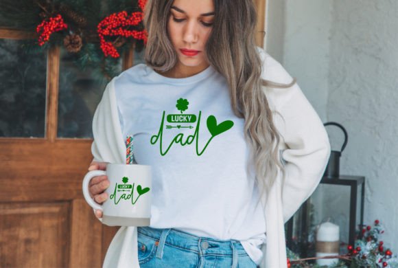 Lucky Dad: A Versatile Graphic for T-Shirt Designs