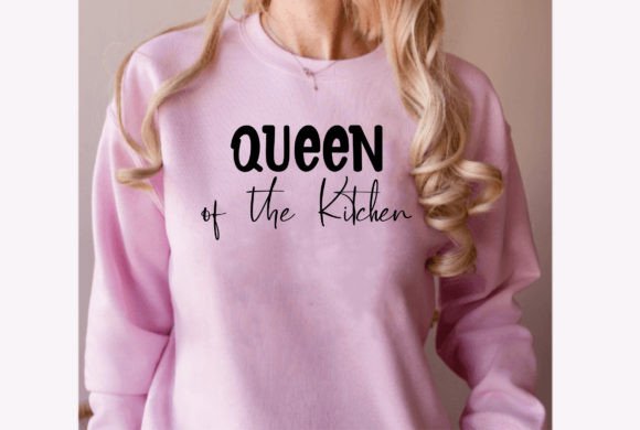 Queen of the Kitchen Graphics for T-Shirt Designs & Branding