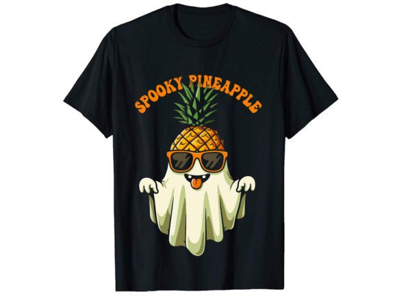 Spooky Pineapple Graphics for T-Shirt Designs & Publishing